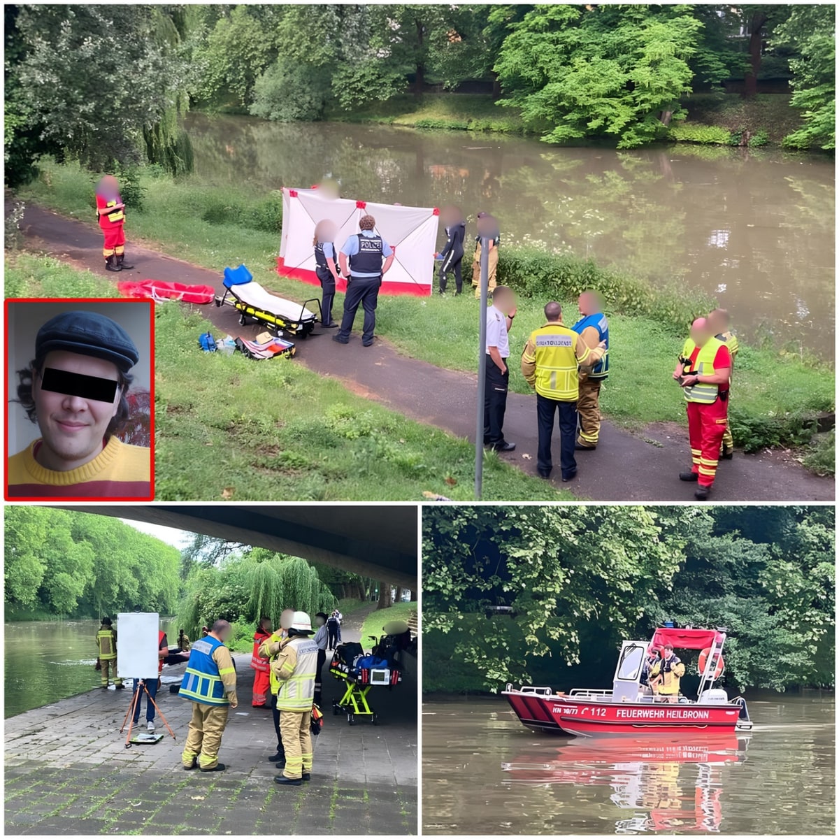 Leiche im Neckar bei Heilbronn gefunden